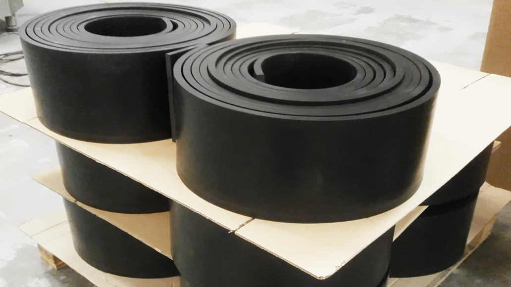 Rubber sheet rolls manufactured by Algor