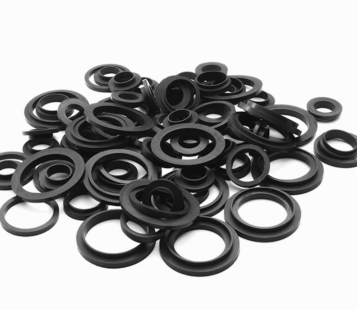 Rubber gaskets and washers manufactured by Vulcanizados Algor
